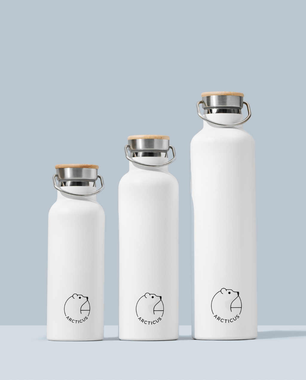 Arctic Bottle – Insulated Stainless Steel Bottle with Bamboo Lid-2