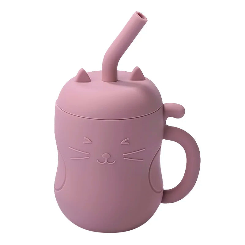 Silicone Straw Water Bottle – Soft, Safe & Kid‑Friendly Design 200ml-7