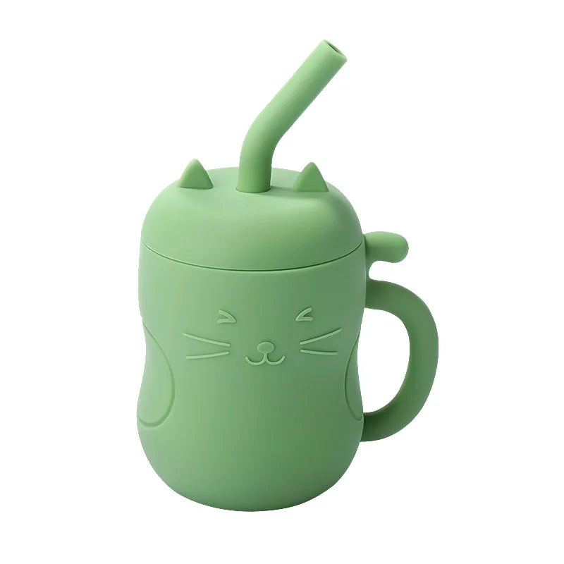Silicone Straw Water Bottle – Soft, Safe & Kid‑Friendly Design 200ml-9