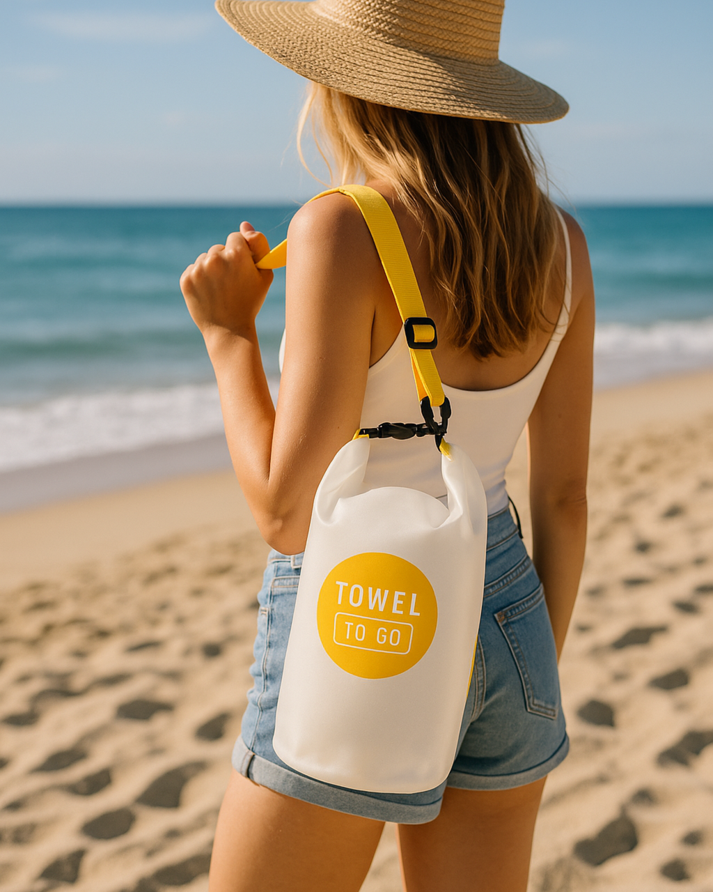 Roll & Go Waterproof Dry Bag – 5L Transparent Yellow – Lightweight & Adventure‑Ready-1
