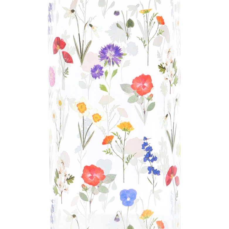 Wildflower Glass & Bamboo Water Bottle – 500ml Nature‑Inspired Design-2
