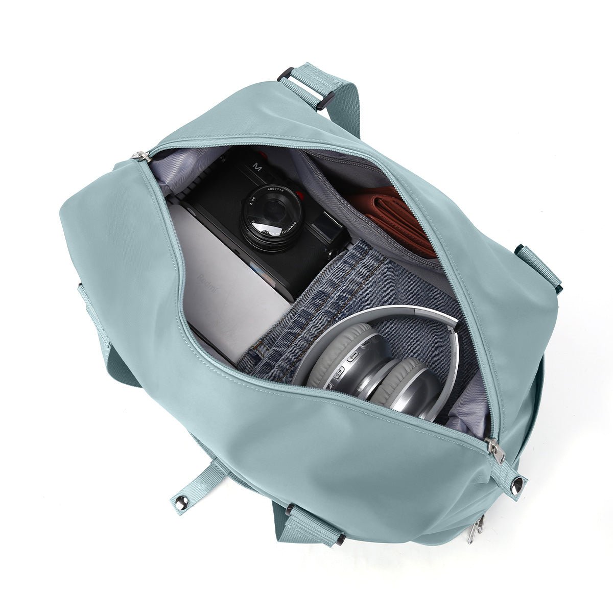 Weekender Carry On Travel Bag – Waterproof Overnight & Gym Duffel-2
